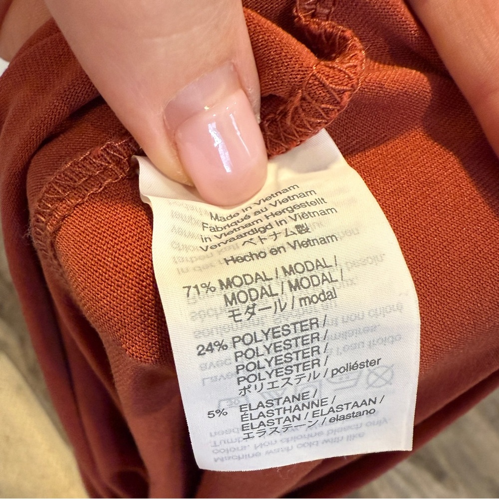 Madewell Rust Long Sleeve Blouse – Size S - Picture 4 of 4